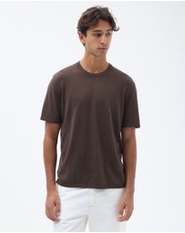 AERE - Cotton Cashmere Knit T-Shirt