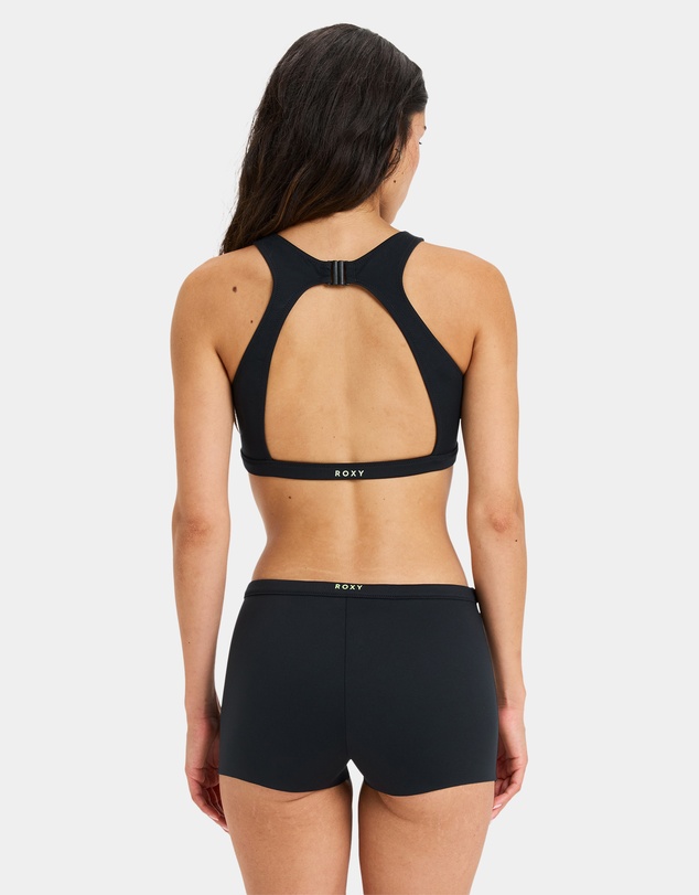 Roxy - Womens Pro Wave Crop Top Bikini Top