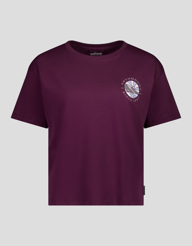 Kathmandu - Sunburst Logo Organic Cotton Tee