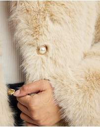 Honey and Beau - Gracia Faux Fur Jacket