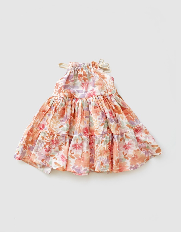 WITH LOVE FOR KIDS - Cotton Muslin Dress - Babies - Kids
