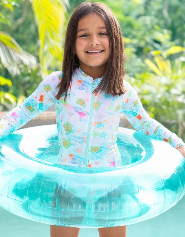 Bluesalt Beachwear - Hamilton Island - Long Sleeve one piece swimsuit