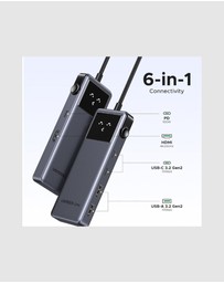 Ugreen - UGREEN Uno 6-in-1 USB-C Hub with Single 4K HDMI output