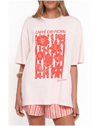Petal & Pup - Caffe Dei Fiori Tee - Pink