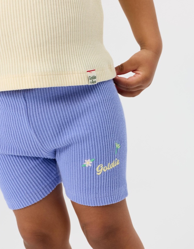 Goldie + Ace - Embroidered Bike Shorts - ICONIC EXCLUSIVE - Babies-Kids