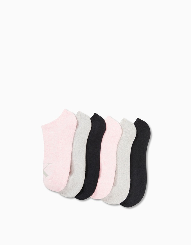 Calvin Klein - Womens Monogram Cushion Low Cut Socks
