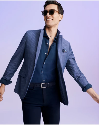 Van Heusen - Pin Stripe Suit Jacket