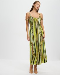 Third Form - Stroke Frill Slip Dress