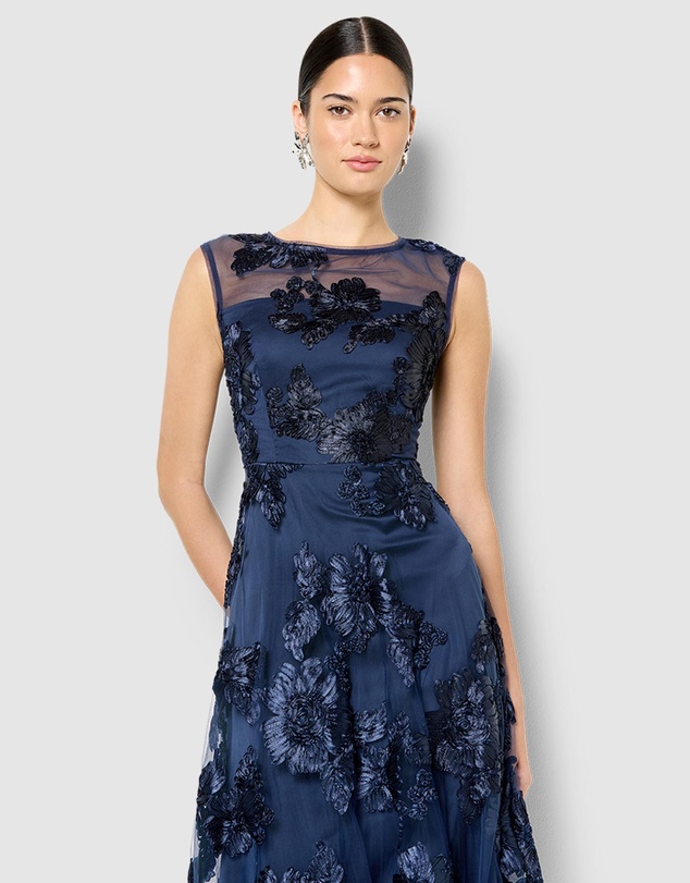 Montique - Isha Ribbon Lace Dress