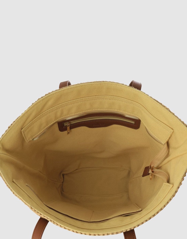 Milleni - Milleni Natural Raffia Straw Tote Bag