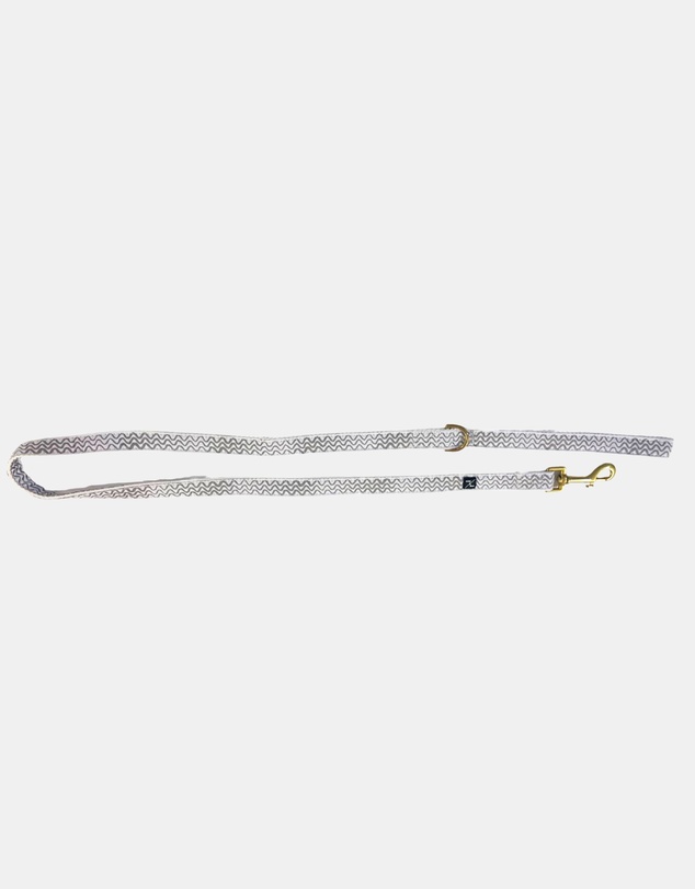 Mog & Bone - Classic Hemp Lead - Mocha Wave print