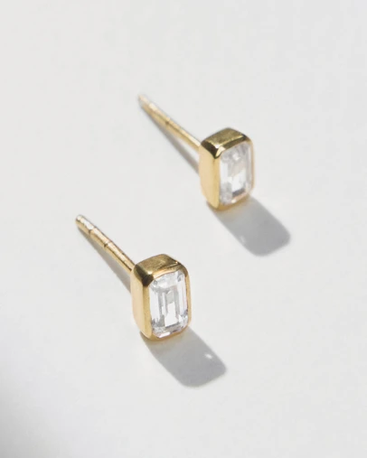 SAINT VALENTINE - Lineaire Studs - Gold
