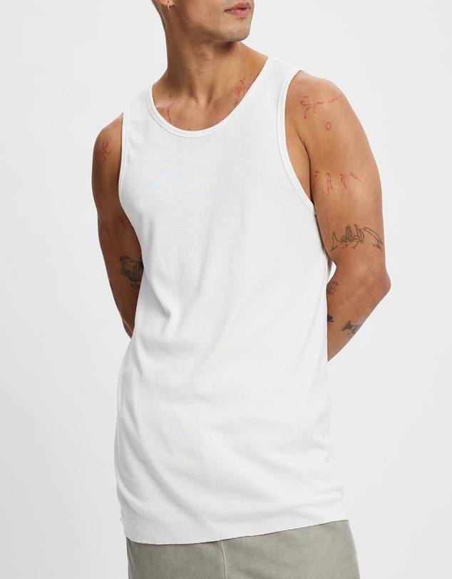 Surrounded By Ghosts - The Amphibole Rib Knit Singlet