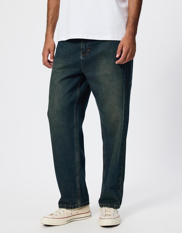 Thrills - Mid Slacker Relaxed Long Denim Jeans