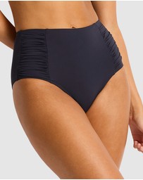 Sea Level Australia - Essentials Gathered Side High Waist Pant