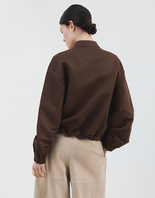 M.N.G - Linen Bomber Jacket
