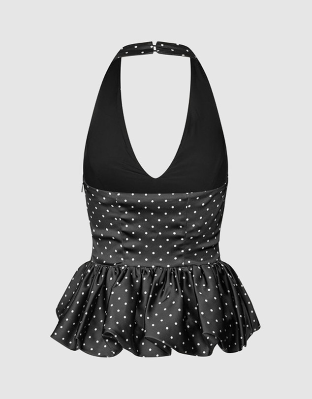 ROTATE - Satin Halterneck Top