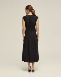 Oxford - Clementine Pin-Tuck Dress