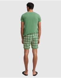 Country Road - Abstract Recycled Polyester Swim Short