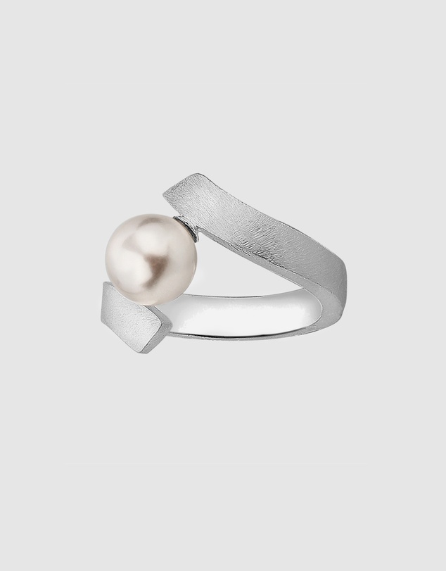 Elli Jewelry - Ring Pearl 925 Sterling Silver