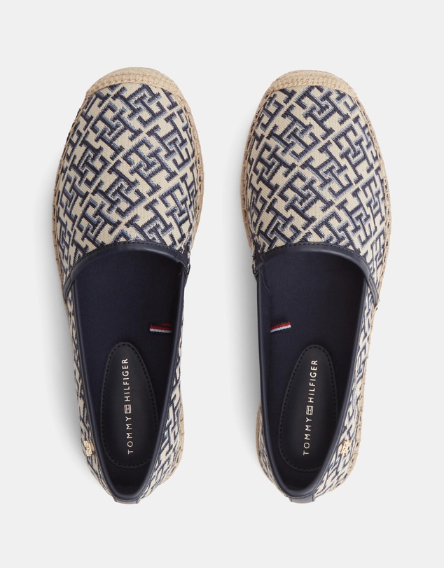 Tommy Hilfiger - Rana Monogram Jacquard Espadrilles - Women's