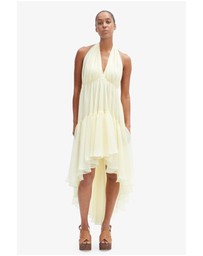 Bardot - Leona High Low Ruffle Dress