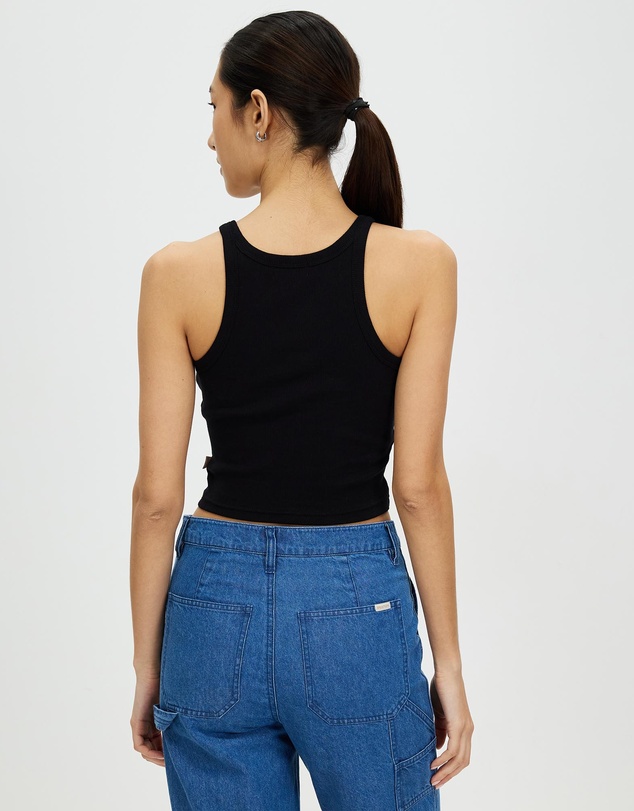 Brixton - Organic Rib High Neck Tank