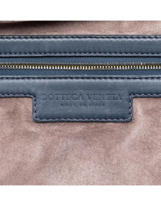 Pre-Loved by Azura Reborn - Pre-Loved Nappa Intrecciato Frame Top Handle Bag