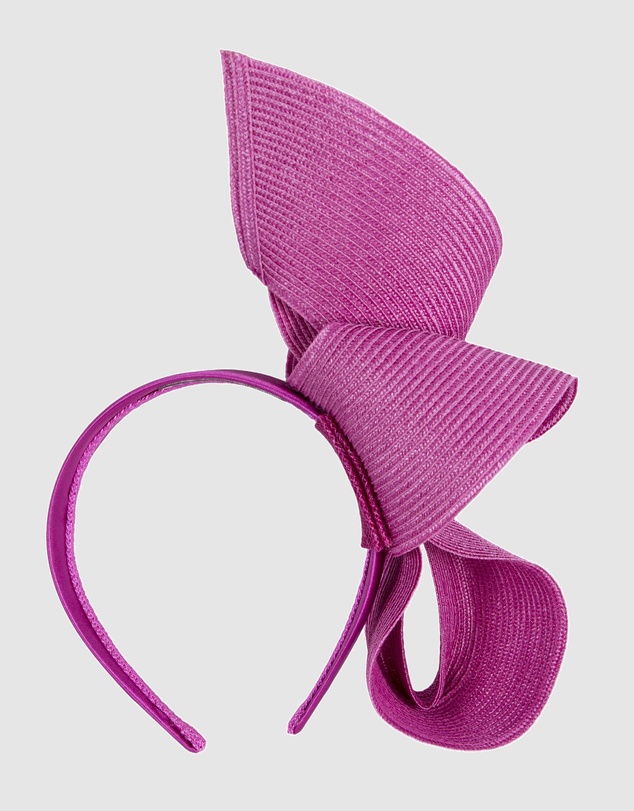 Max Alexander - Tall Fuchsia Racing Fascinator