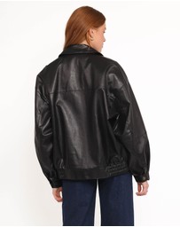 Petal & Pup - Zoe Bomber Jacket - Black