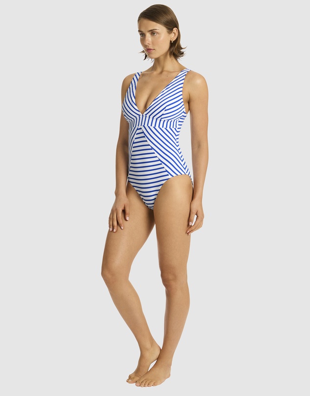 Sea Level Australia - Amalfi Cross Front Multifit Singlet Top
