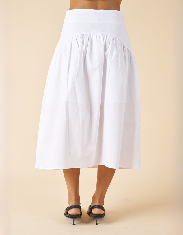 CAMIXA - Mare Cotton Midi Skirt