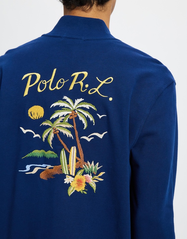 Polo Ralph Lauren - Embroidered Loopback Fleece Jacket - ICONIC EXCLUSIVE