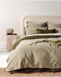 Aura Home - Mini Gingham Quilt Cover