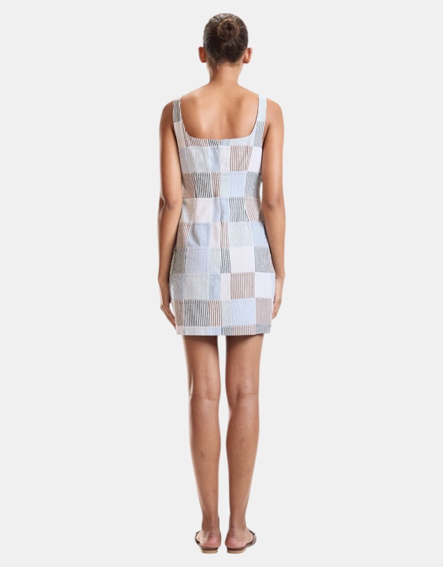 Cynthia Rowley - Seersucker Madras Mini Dress