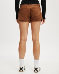 Cotton On - Suede Micro Shorts
