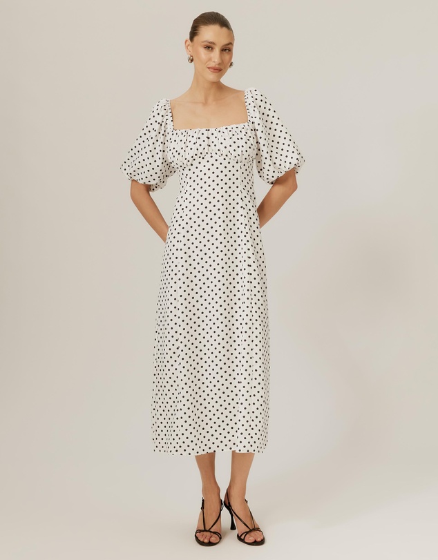 Tussah - Sabine Polka Dot Midi Dress