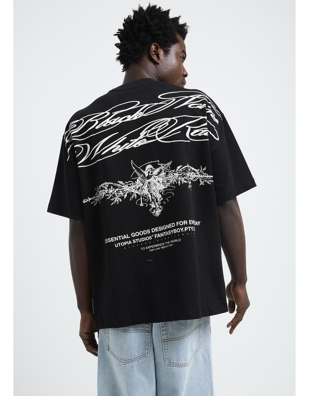 Black Noise White Rain - Ascend T-Shirt