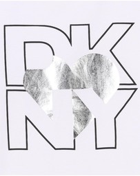 DKNY - Logo Heart Short Sleeve T-Shirt - Kids-Teens