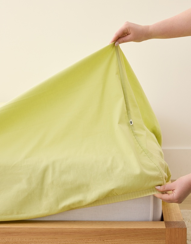 Sheet Society - Leo Washed Cotton Fitted Sheet Set