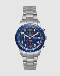 Fossil - Sport Tourer Silver Tone Chronograph Watch