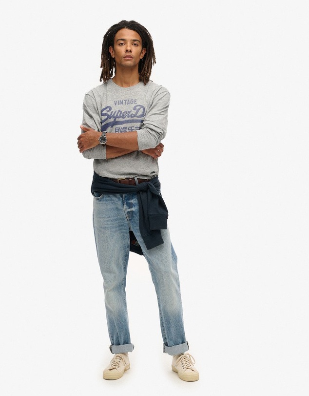 Superdry - Classic Vintage Logo Graphic Long Sleeve Top