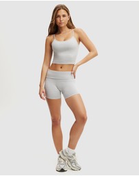 Cotton On Body Active - Ultra Soft Roll Over Shortie Shorts