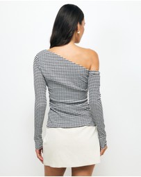 AERE - Aeliana Off Shoulder Top