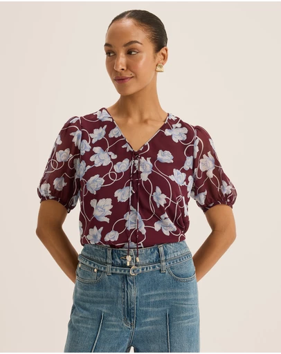 Review - Daphne Floral Blouse