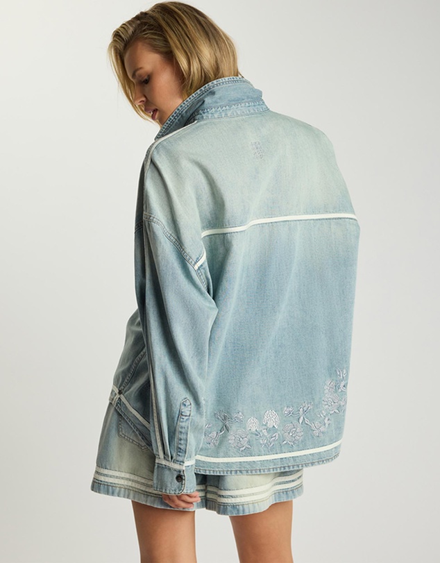ONE TEASPOON - Folklore Embroidered Essential Shirt