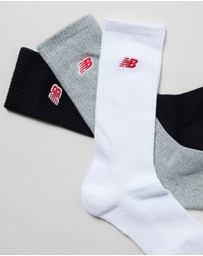 New Balance - Patch Logo Crew 3 Pack