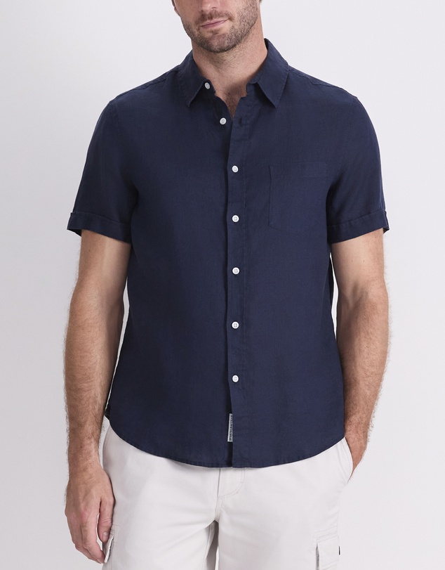 Sportscraft - Short Sleeve Linen Shirt