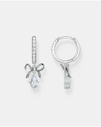 THOMAS SABO - Romance Hoop earrings with bow pendant