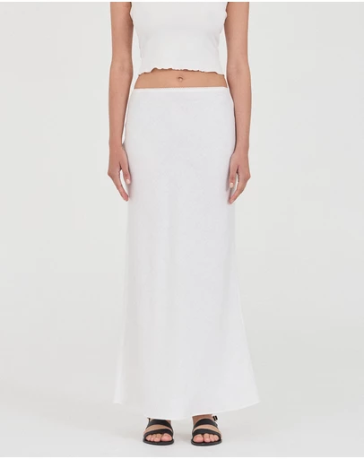 FRIEND of AUDREY - Carlton Linen Bias Skirt